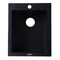 Alfi Brand Black 17" Drop-In Rectangular Granite Composite Kitchen Prep Sink AB1720DI-BLA - alternate 5